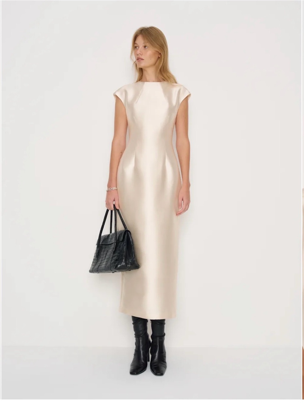 Reformation Belden Dress Ivory - Size 0